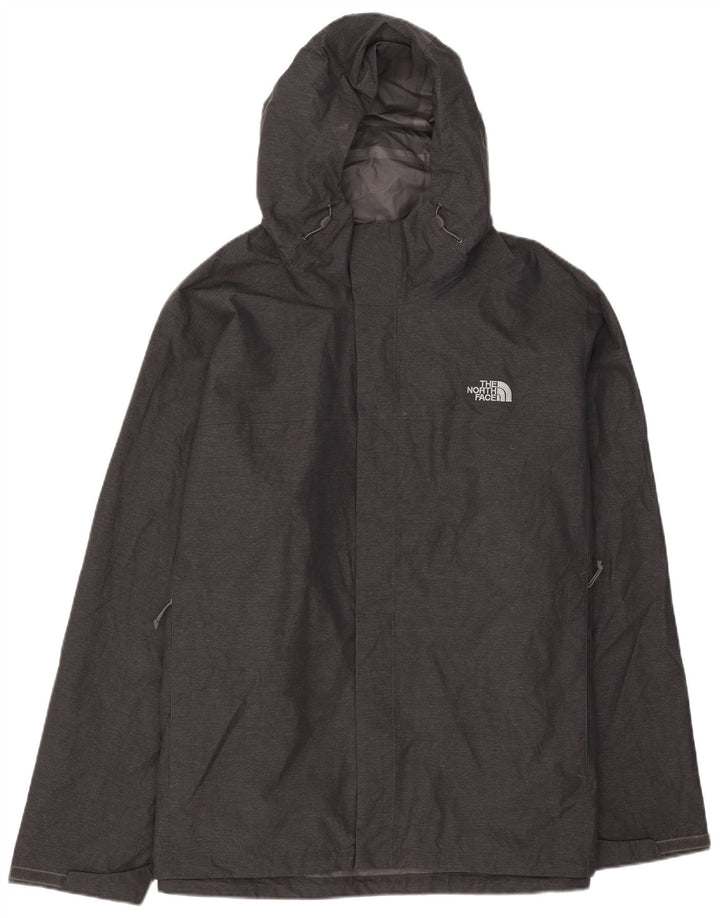 The North Face Herren-Regenjacke mit Kapuze, UK 46, 3XL, Grau