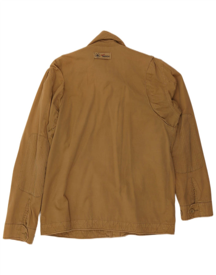Pure Trash Herren Militärjacke UK 40 Large Beige Baumwolle