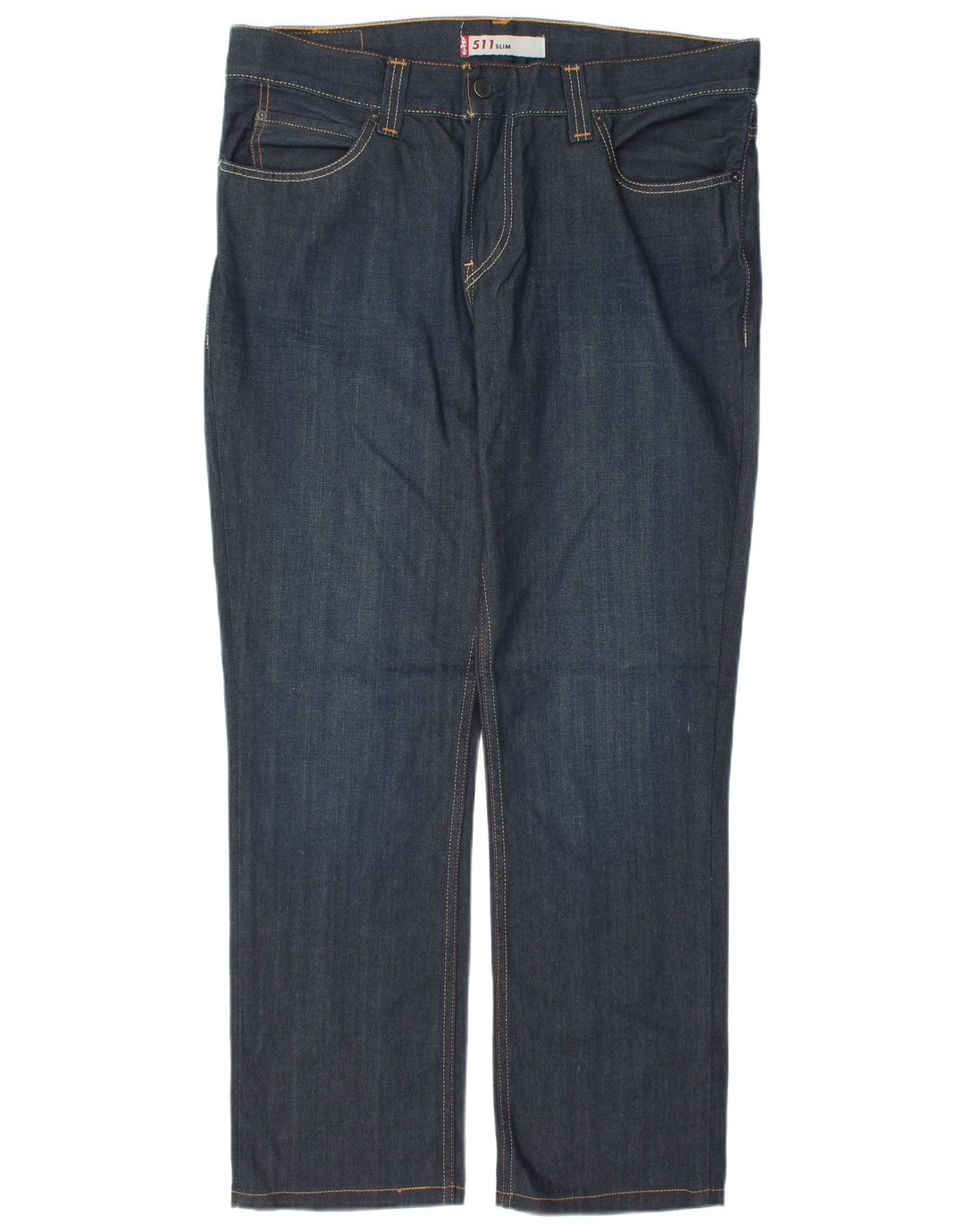 Levi's Herren 511 Slim Jeans W38 L31 Marineblaue Baumwolle