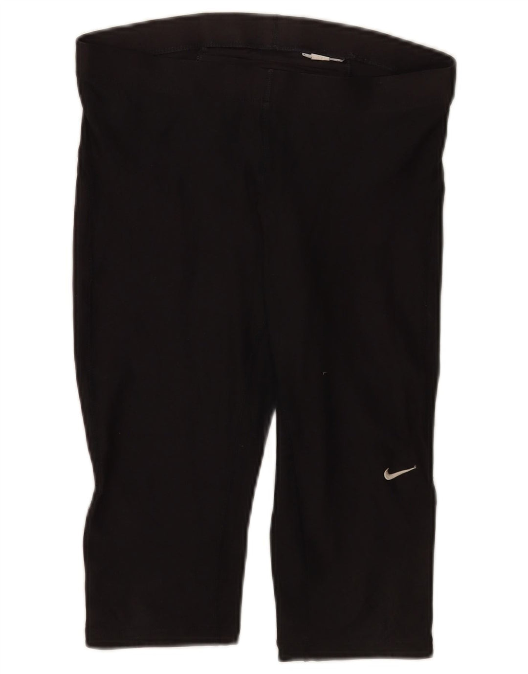 Nike Damen Capri-Leggings UK 10–12 Mittelschwarzes Polyester