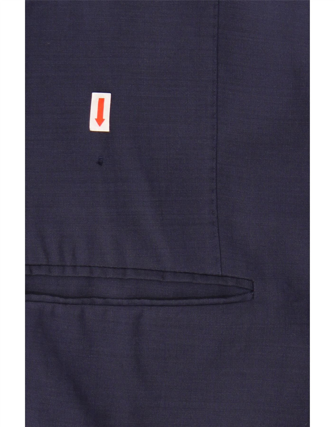 VINTAGE Herren 2-Knopf-Blazerjacke IT 48 Mittelmarineblaue Viskose