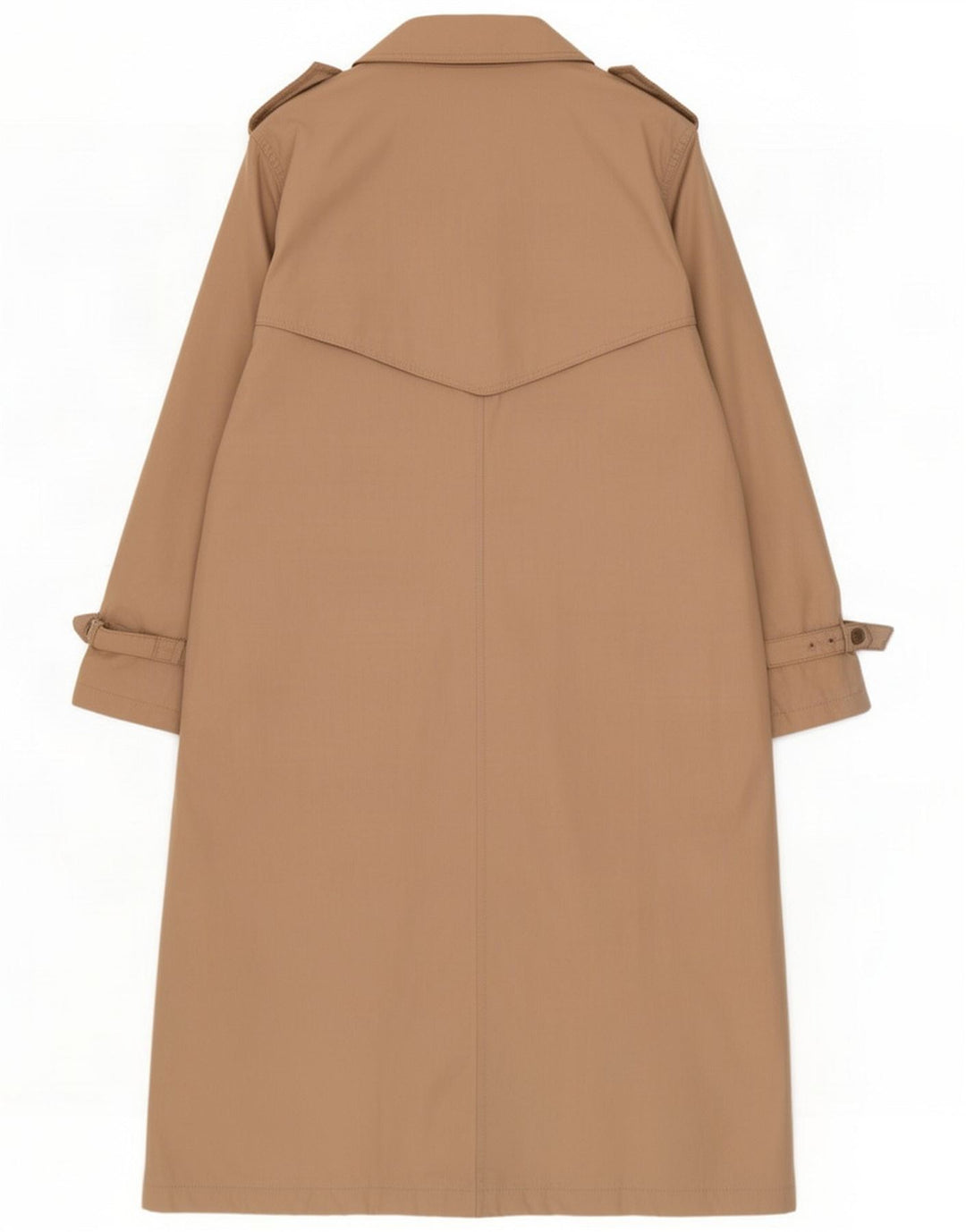 Vintage Damen Übergroßer Trenchcoat EU 40 Medium Beige Polyester