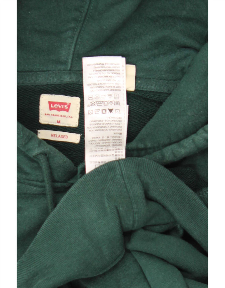 Levi's Herren-Kapuzenpullover mit Grafik, mittelgrüne Baumwolle