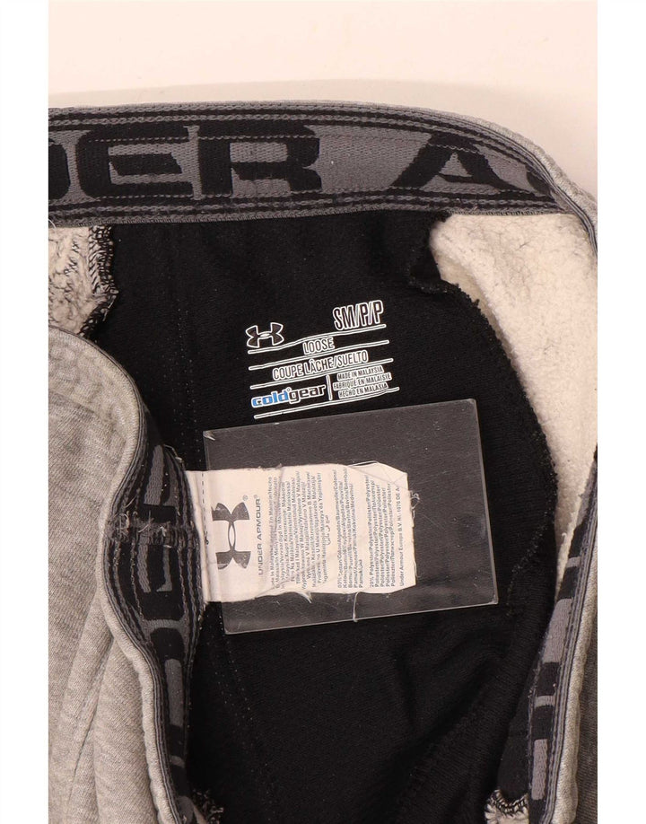 Under Armour Herren Cold Gear Trainingshose, Größe S, Grau, Farbblock