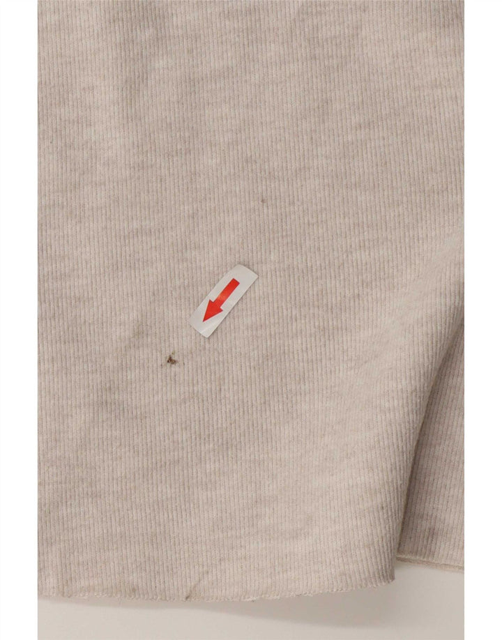 Marks & Spencer Damen Rollkragen-Tanktop UK 10 Small Grau Polyester