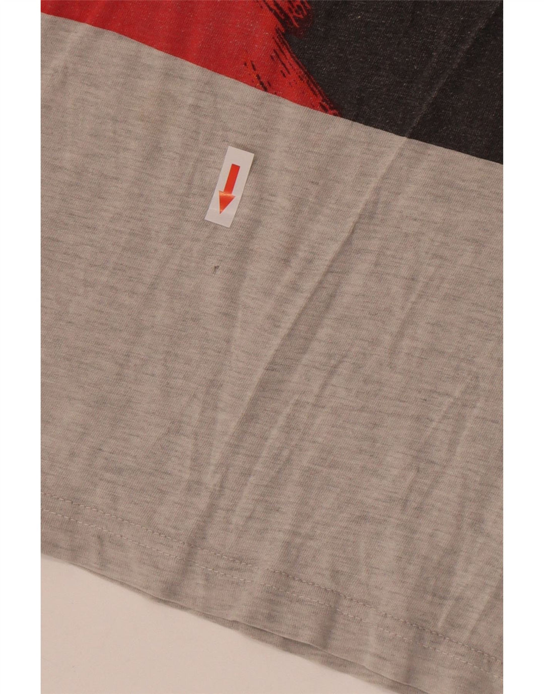 Saltrock Herren-T-Shirt mit Grafik, mittelgraue Baumwolle