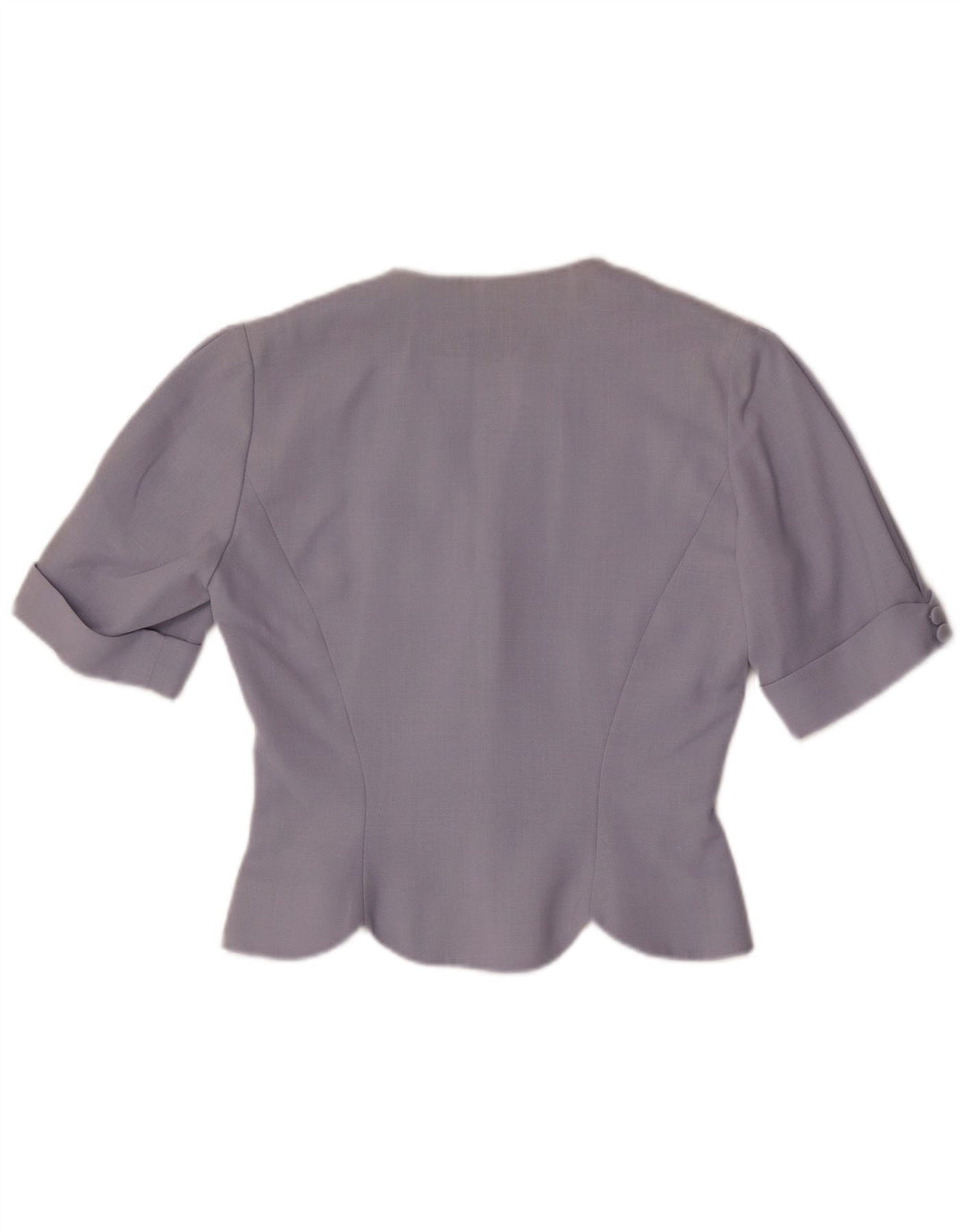 Laura Ashley Damen-Blazer mit 3 Knöpfen, kurzärmelig, Gr. 10, Lila