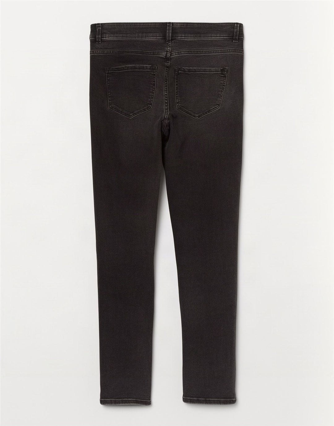 Marks & Spencer Damen Slim Jeans UK 10 Small W27 L29 Schwarze Baumwolle
