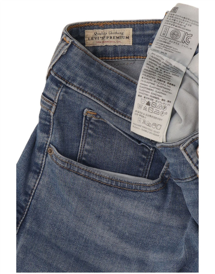 Levi's Damen 314 Shaping Straight Jeans W36 L32 Blaue Baumwolle