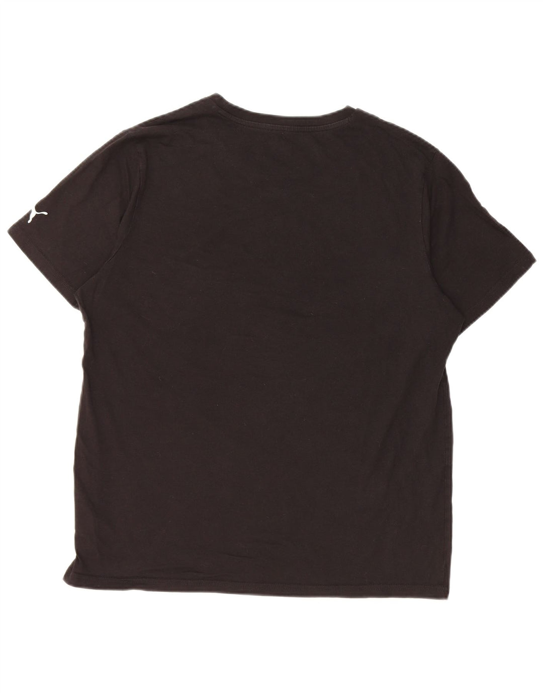 PUMA Herren Graphic T-Shirt Top Large Schwarz Baumwolle