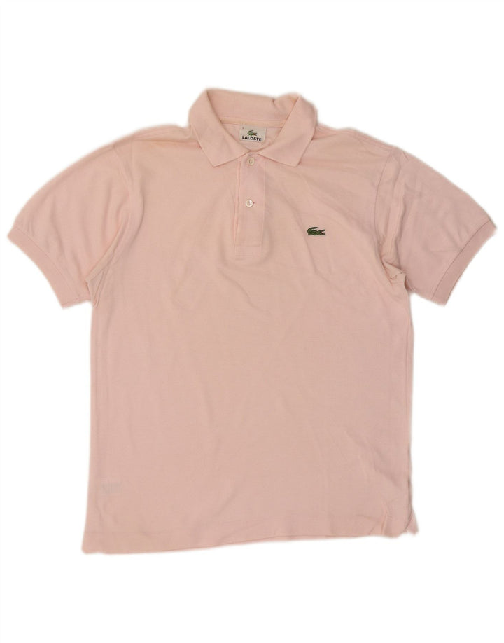 Lacoste Herren-Poloshirt, Größe 3, klein, rosa Baumwolle