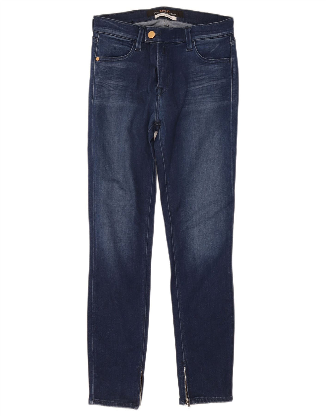 Replay Damen Skinny Jeans W25 L27 Blau Modal