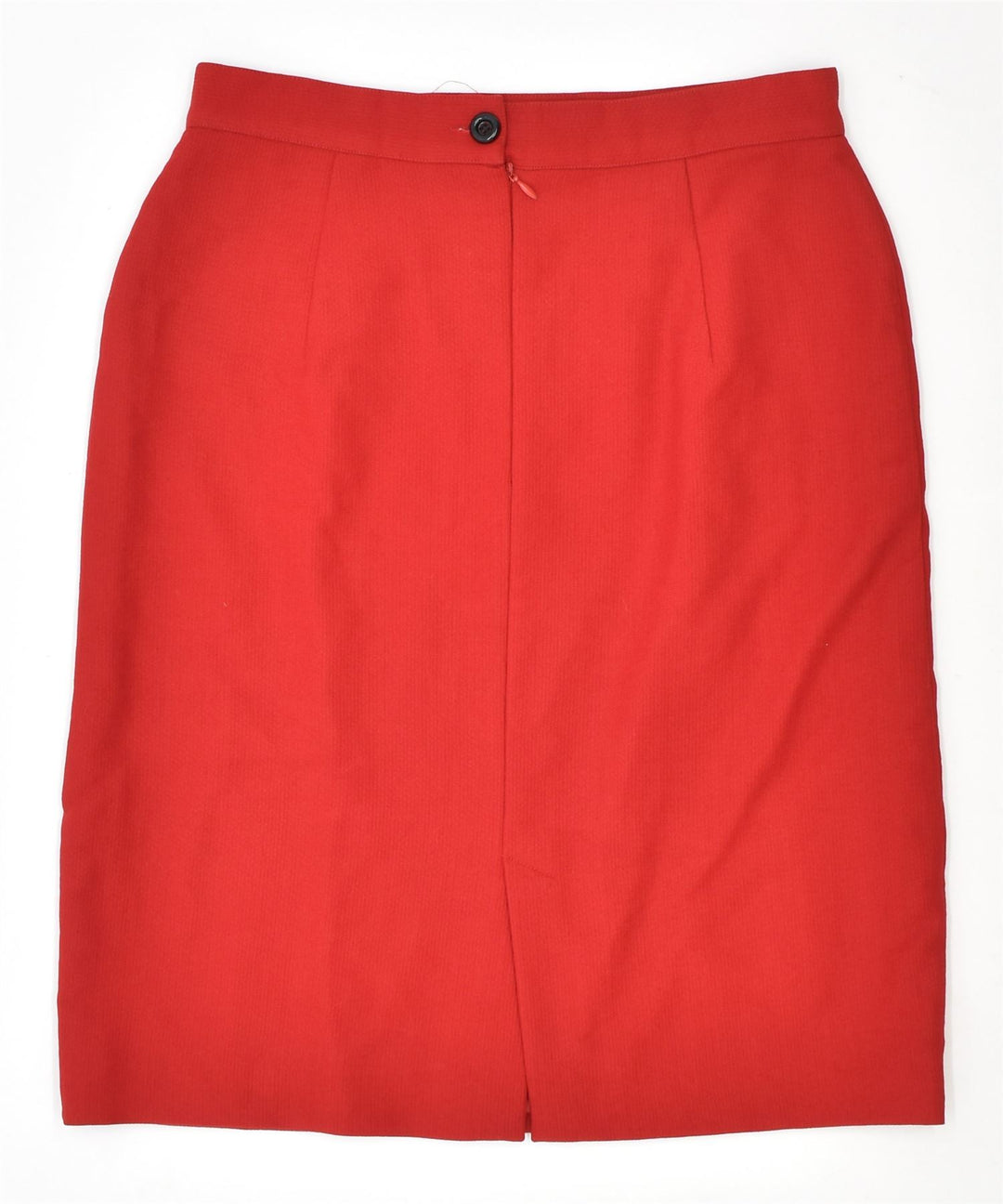 CENTAL Damen Bleistiftrock IT 46 Groß W30 Rot Vintage