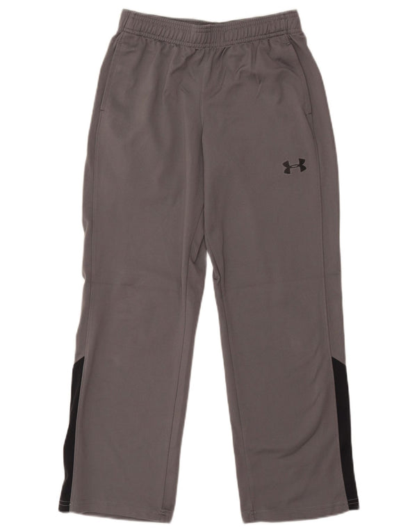 UNDER ARMOUR Trainingshose für Mädchen, 9–10 Jahre, mittelgrau, Farbblock