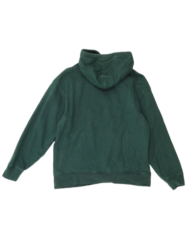 Levi's Mens Graphic Hoodie Jumper Medium Green Cotton