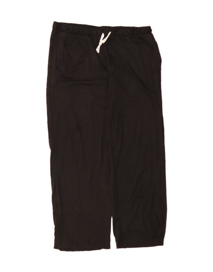 DKNY Mens Tracksuit Trousers Medium Black Polyester Vintage Dkny and Second-Hand Dkny from Messina Hembry 