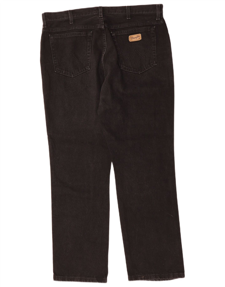 Wrangler Herren Straight Jeans W28 L32 Schwarz