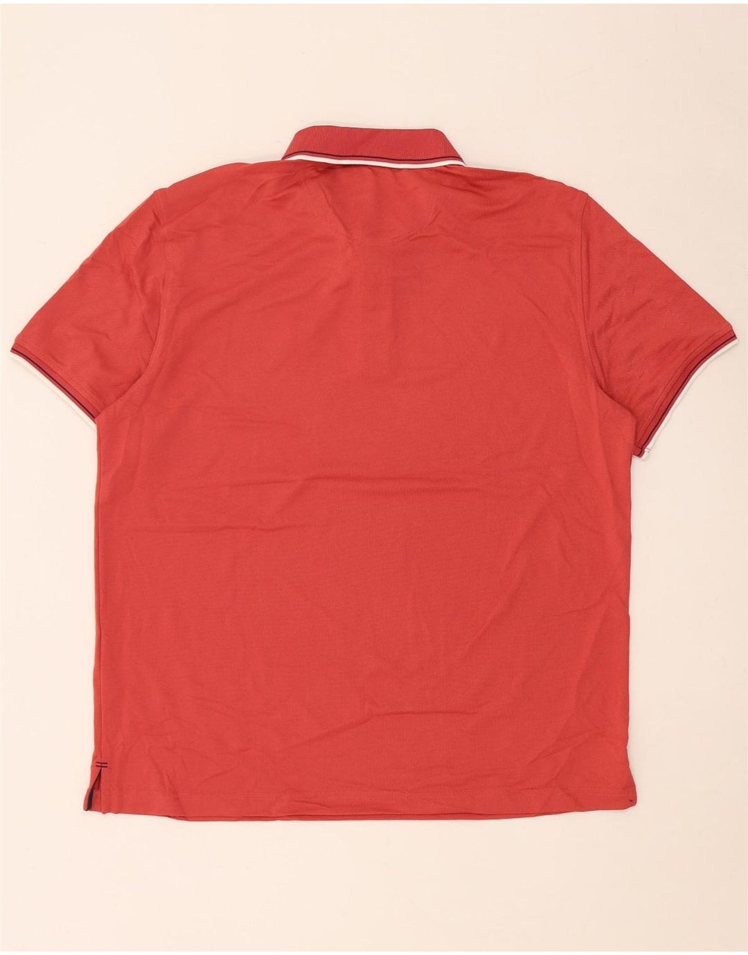 Izod Herren-Stretch-Poloshirt XL, rotes Polyester