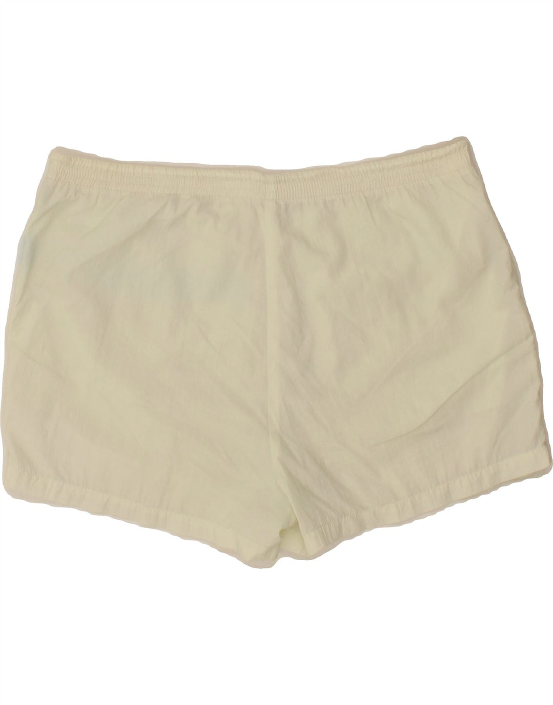 BELFE Mens Sport Shorts UK 44 XL Off White Colourblock Polyester Vintage Belfe and Second-Hand Belfe from Messina Hembry 