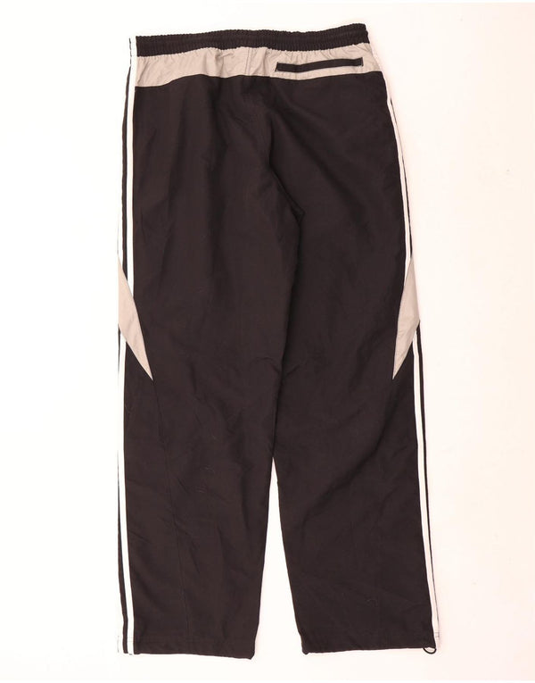 Adidas Herren-Trainingshose, groß, schwarzes Colourblock-Polyester