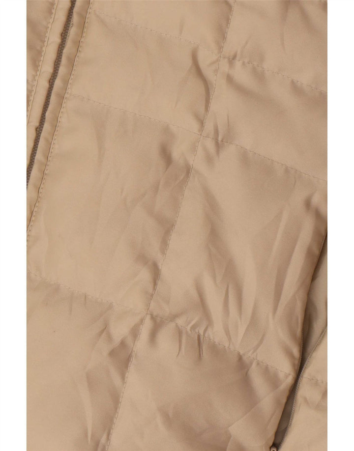 Sergio Tacchini Damen Wattierte Jacke UK 18 XL Off White Polyamid