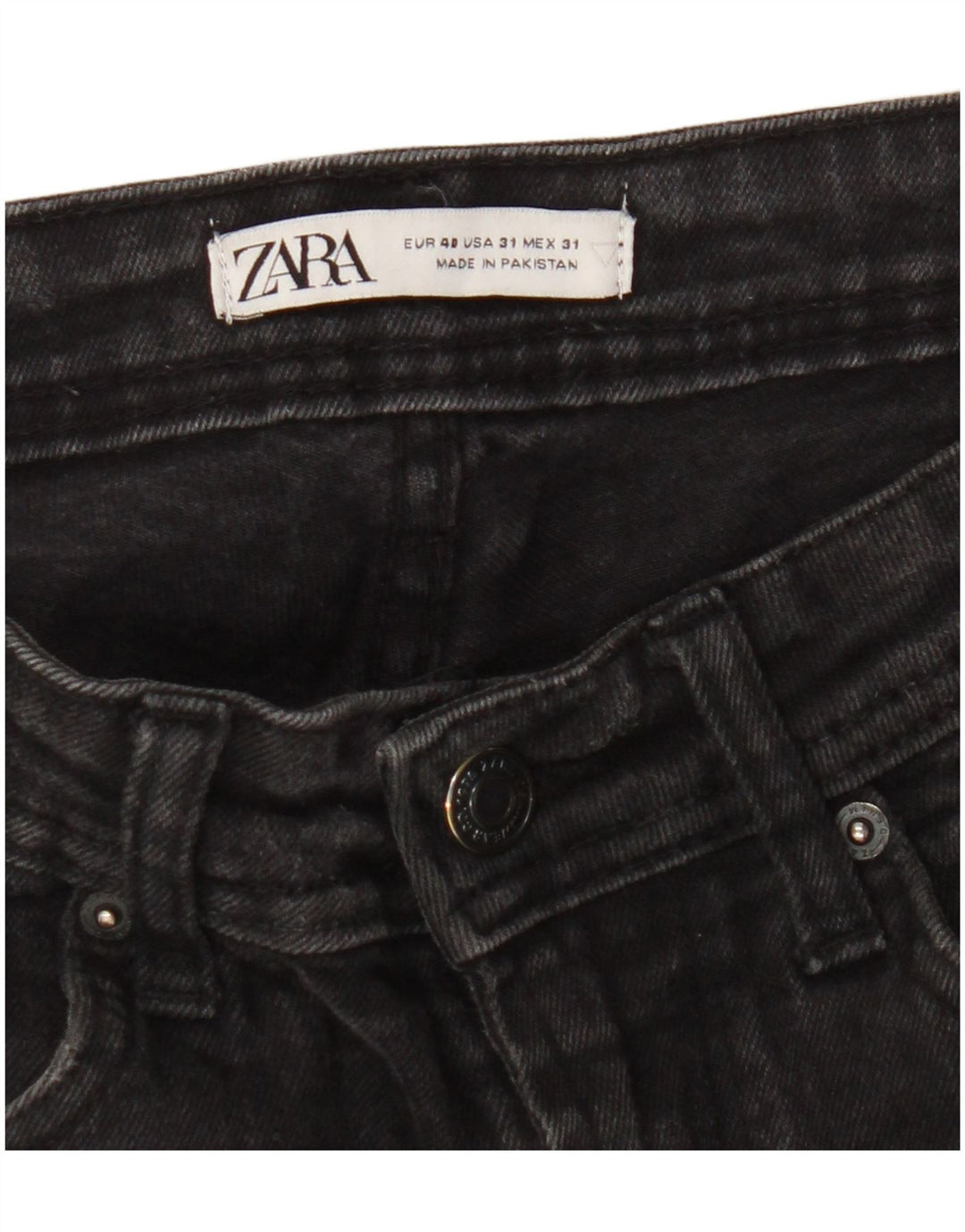 Zara Herren Skinny Jeans EU 40 Medium W31 L29 Schwarz