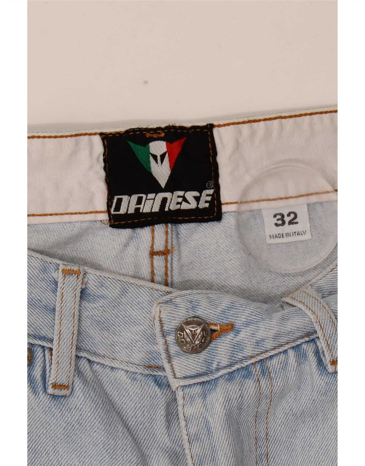Dainese Herren Straight Jeans W32 L32 Blaue Baumwolle