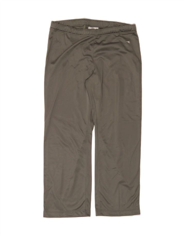 DIADORA Womens Tracksuit Trousers IT 48 XL Grey Polyester Vintage Diadora and Second-Hand Diadora from Messina Hembry 