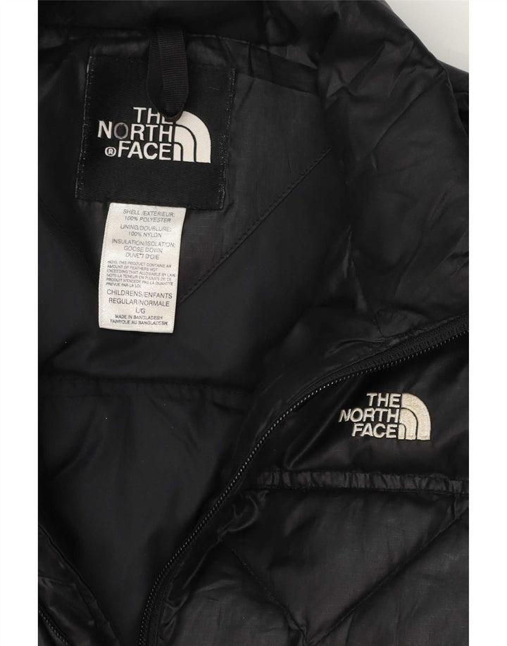 Wattierte Jacke für Mädchen von The North Face, 11–12 Jahre, Größe L, Schwarz, Polyester