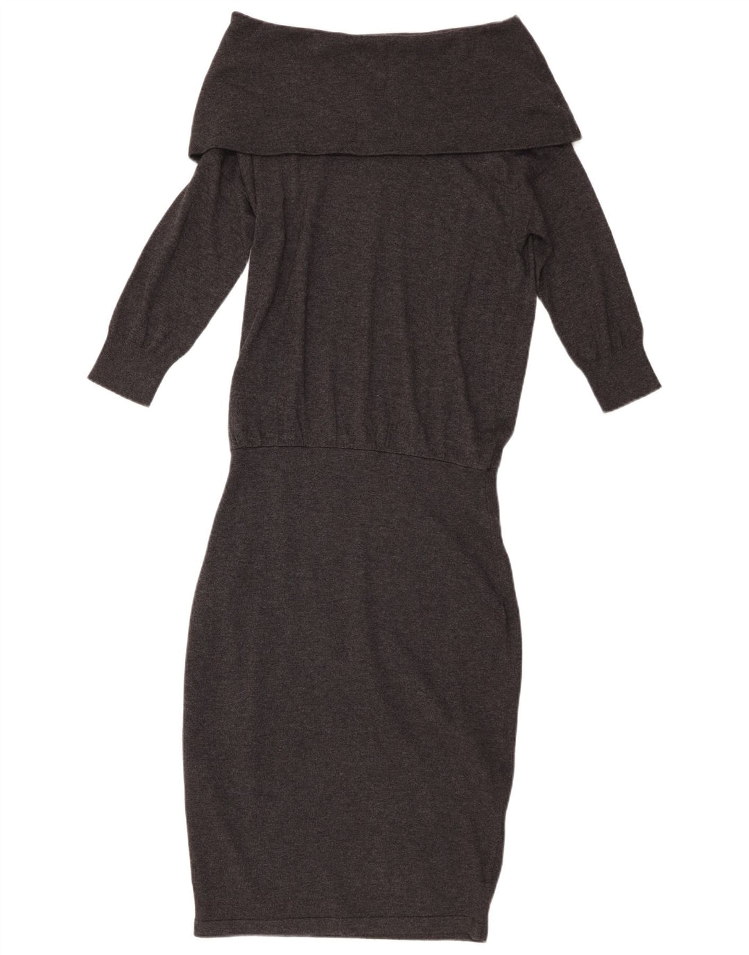 Schulterfreies Pulloverkleid für Damen von Phase Eight, Gr. 10, Größe S, graue Viskose
