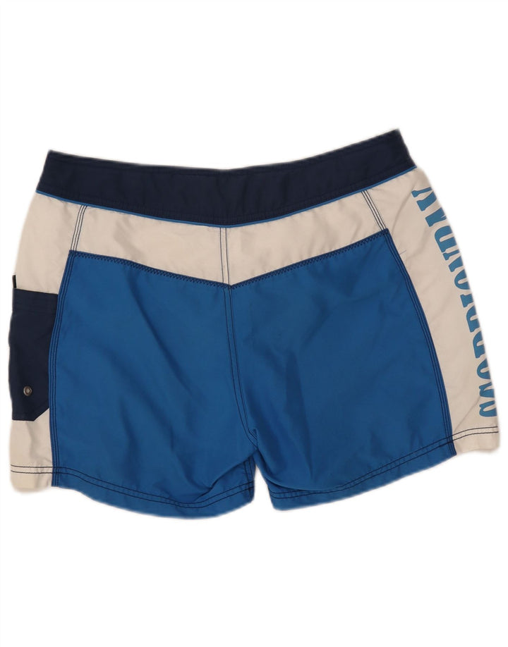 Scorpion Bay Herren-Badeshorts mit Grafik, groß, blaues Farbblock-Polyester