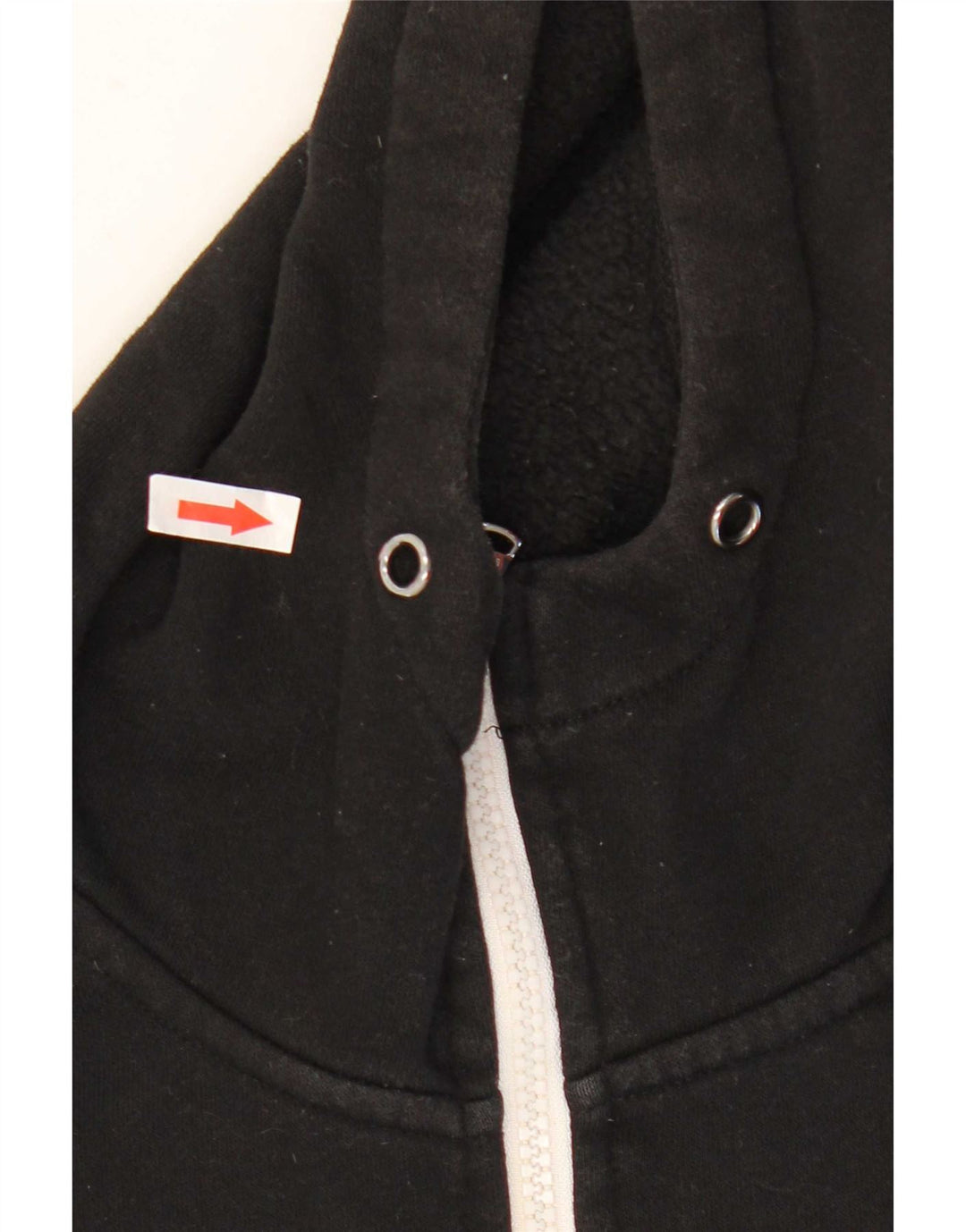 Michael Kors Herren-Kapuzenpullover mit grafischem Reißverschluss, mittelschwarz, Baumwolle