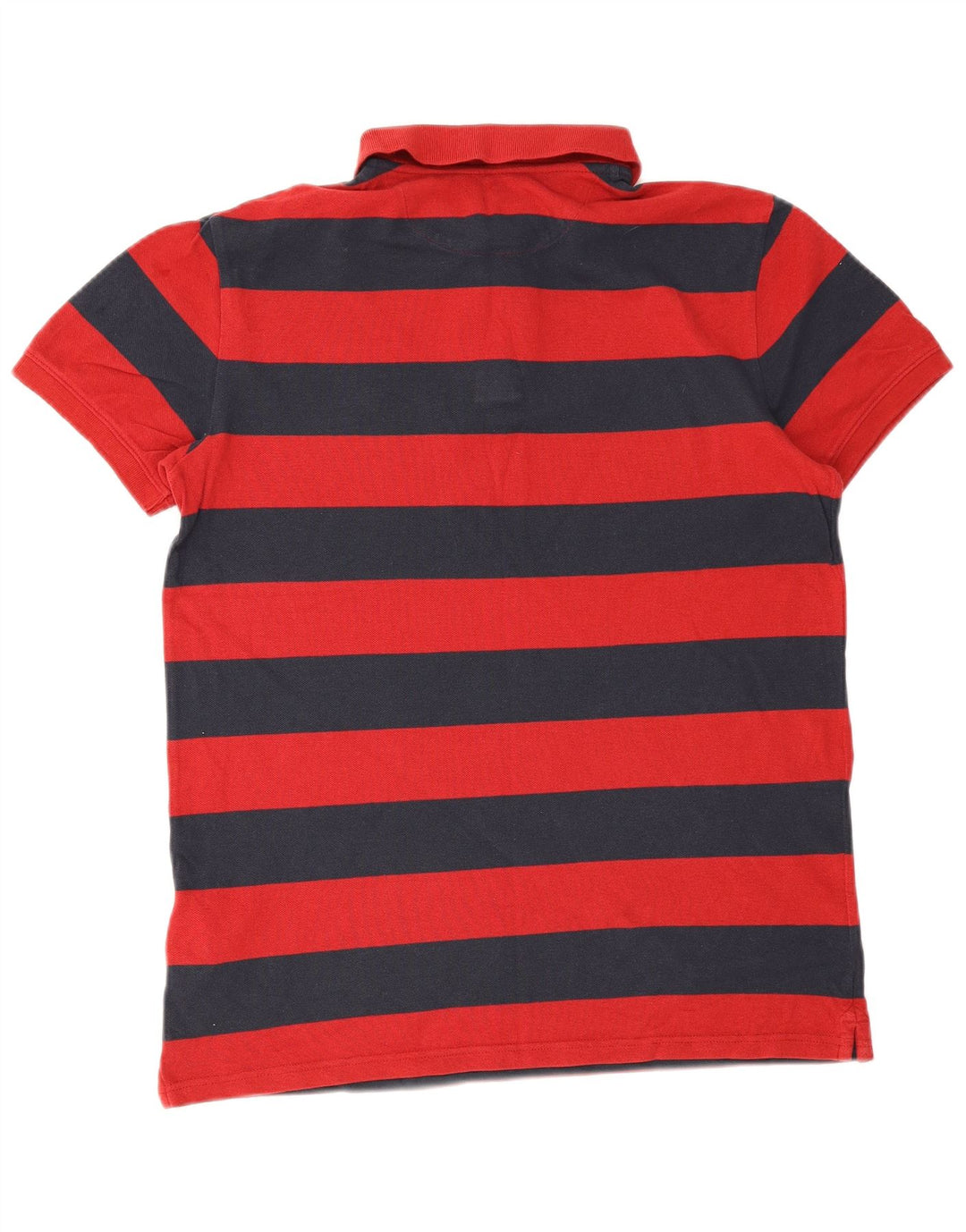 Timberland Herren-Poloshirt, groß, rot gestreift, Baumwolle