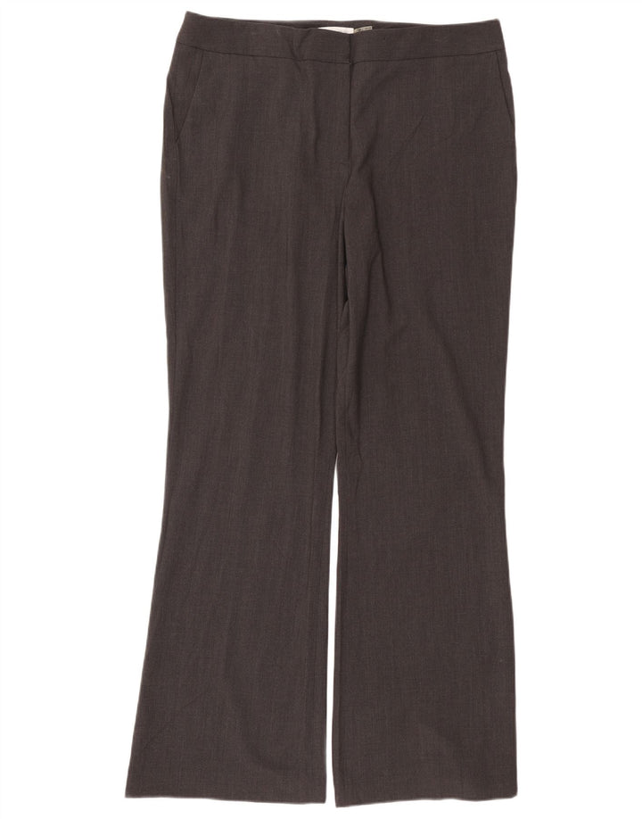Calvin Klein Damen Bootcut-Anzughose US 16 XL W38 L32 Graues Polyester