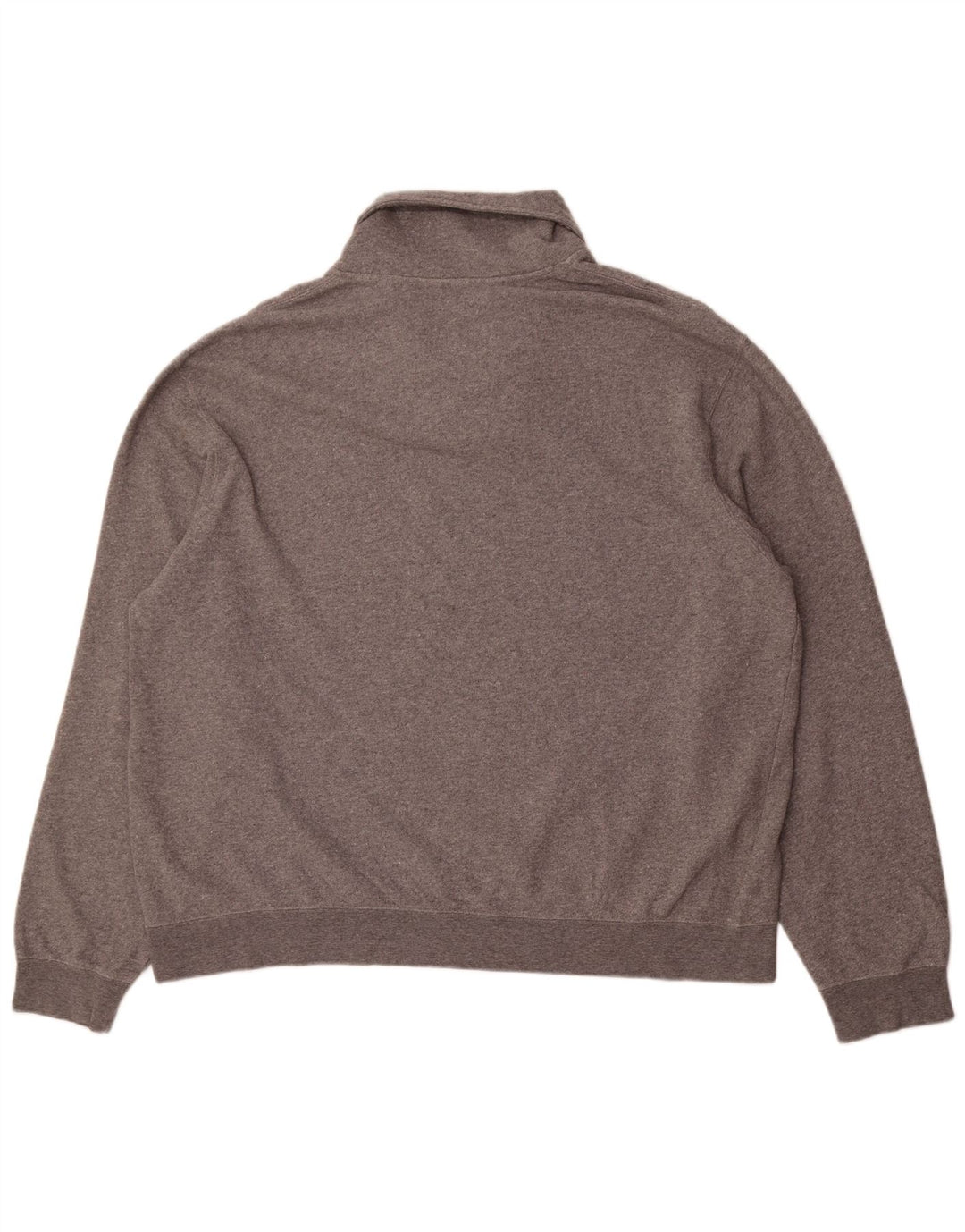 Orvis Herren-Sweatshirt mit Schalkragen, XL, graue Baumwolle