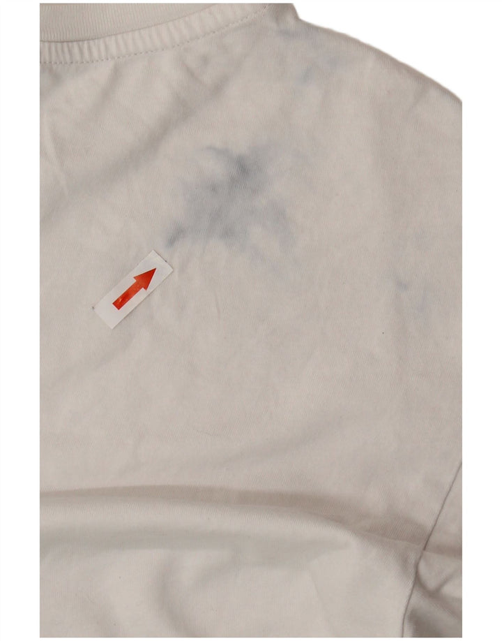 NAPAPIJRI Damen T-Shirt Top UK 14 Medium Weiß