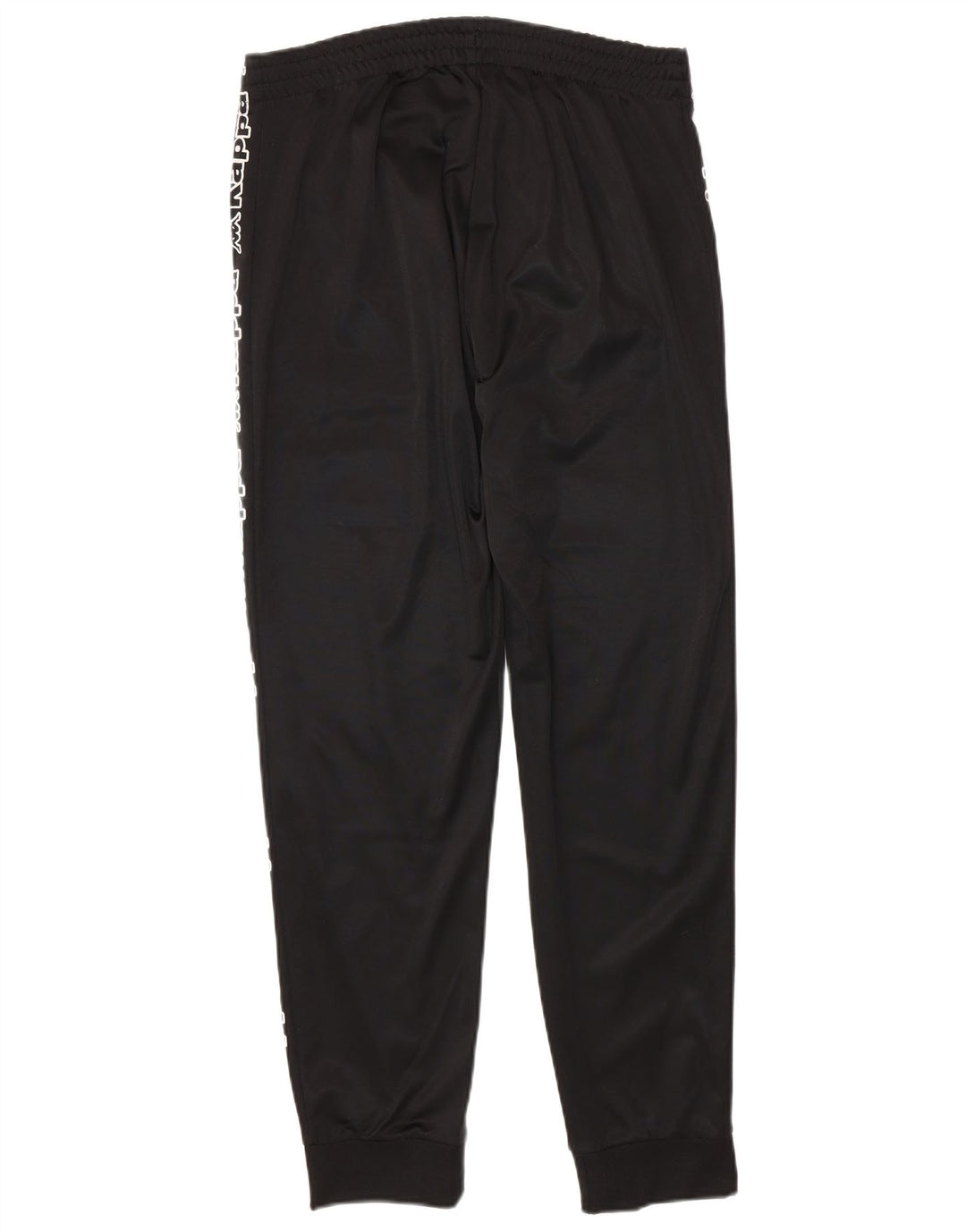 Kappa Herren-Trainingshose mit Grafik, Größe L, Schwarz, Polyester