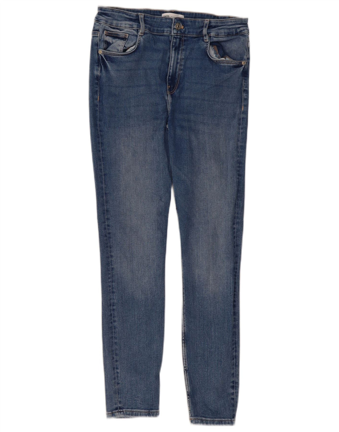 Zara Damen Skinny Jeans EU 40 Medium W30 L28 Blau