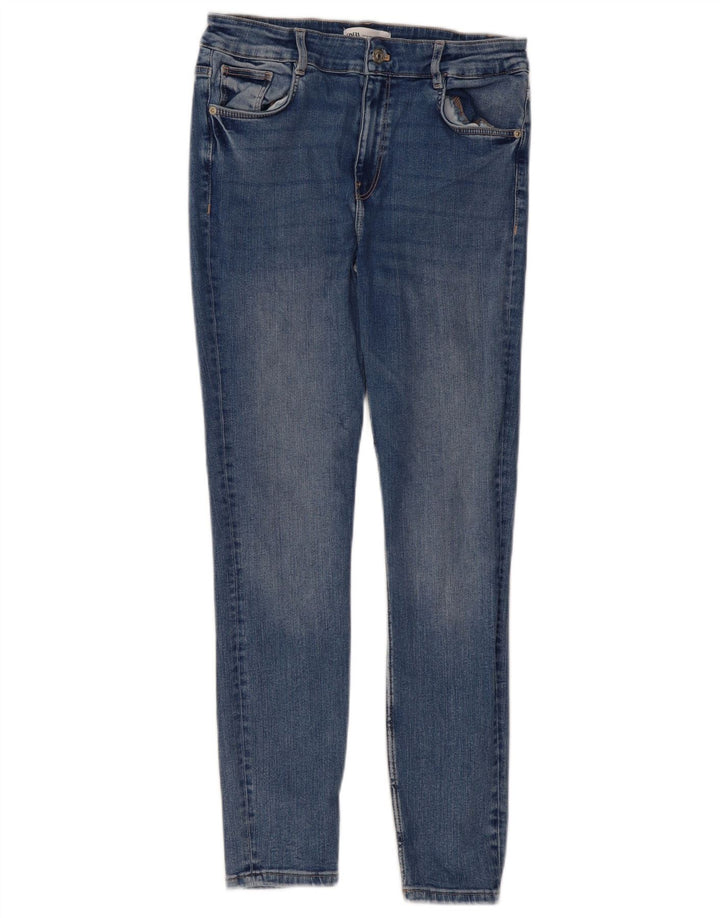 Zara Damen Skinny Jeans EU 40 Medium W30 L28 Blau