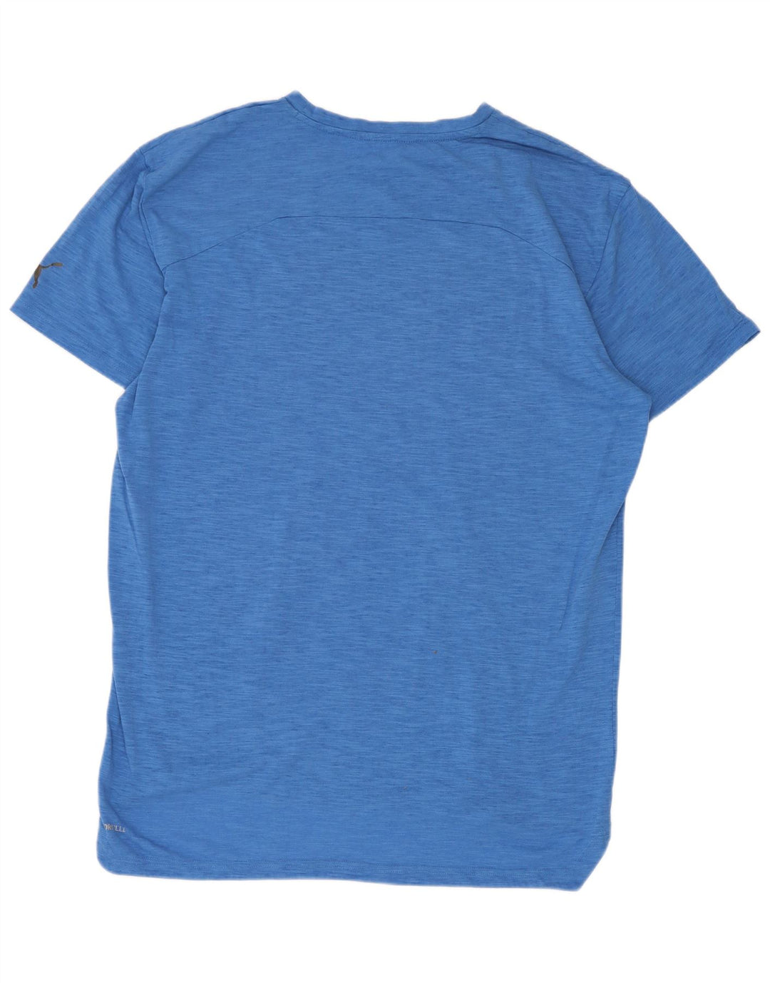 Puma Herren Grafik-T-Shirt-Oberteil Mittelblau