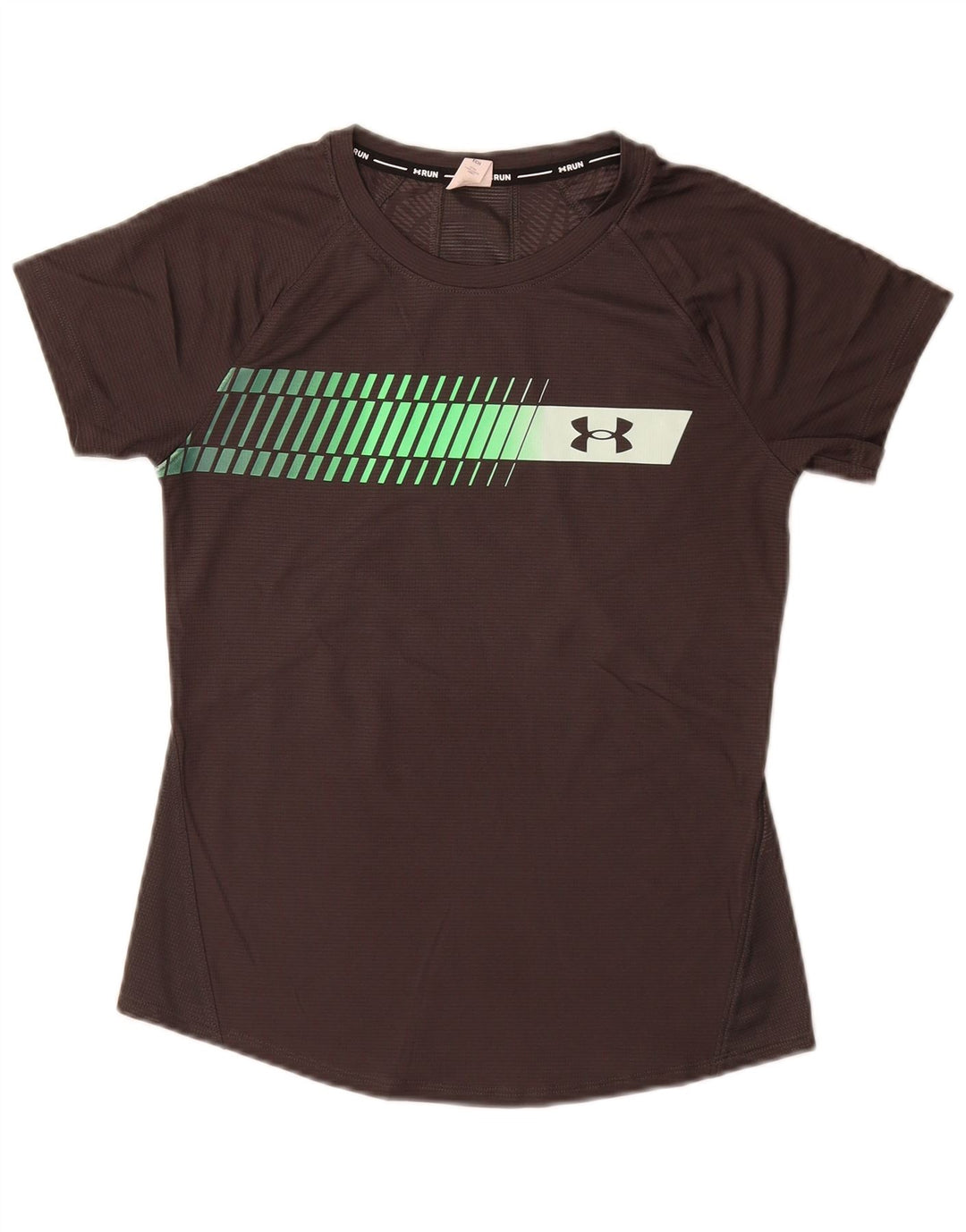 UNDER ARMOUR Damen Grafik-T-Shirt-Oberteil UK 6 XS Grau