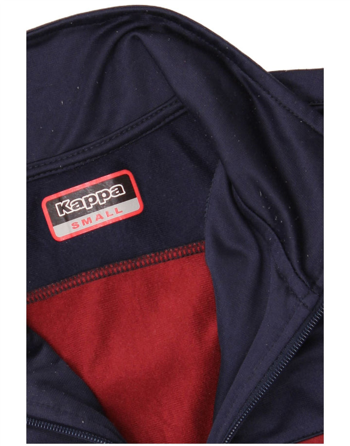 Kappa Herren-Trainingsanzugoberteil, Jacke, Größe S, Marineblau, Farbblock