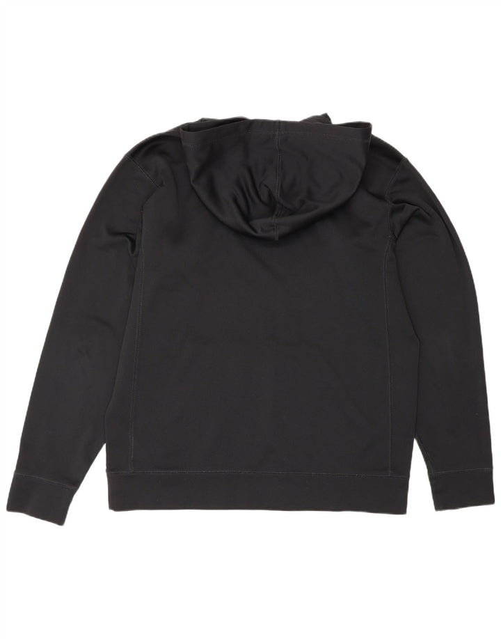 Nike Herren Therma-Fit Kapuzenpullover Mittelschwarzes Polyester