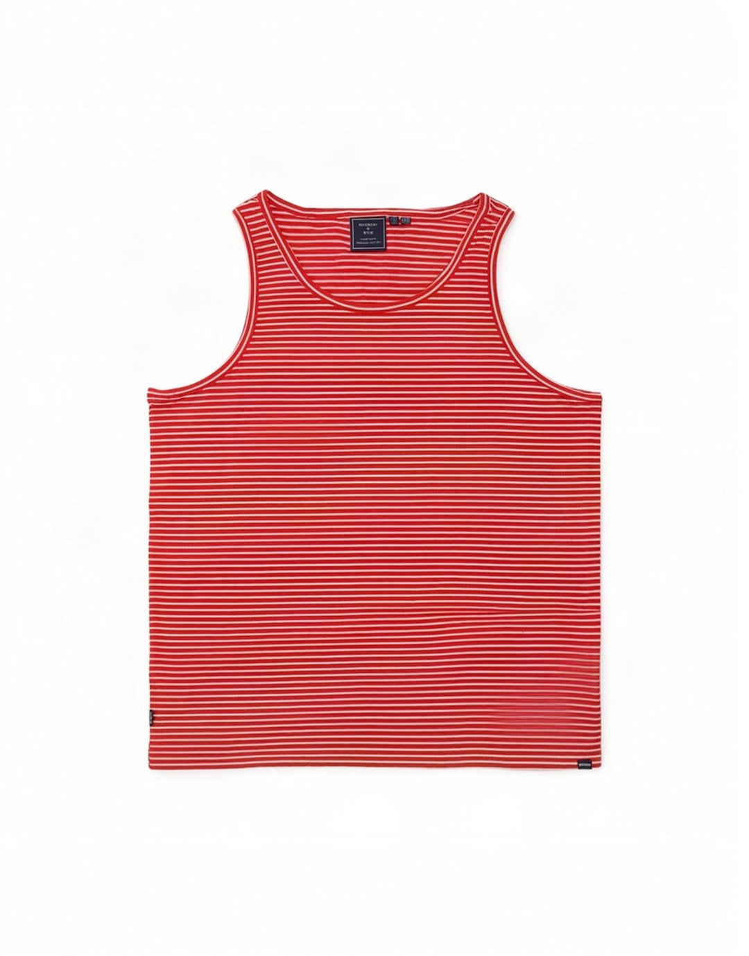 Superdry Damen-Trägershirt, UK-Größe 44, Größe L, rot gestreift, Baumwolle