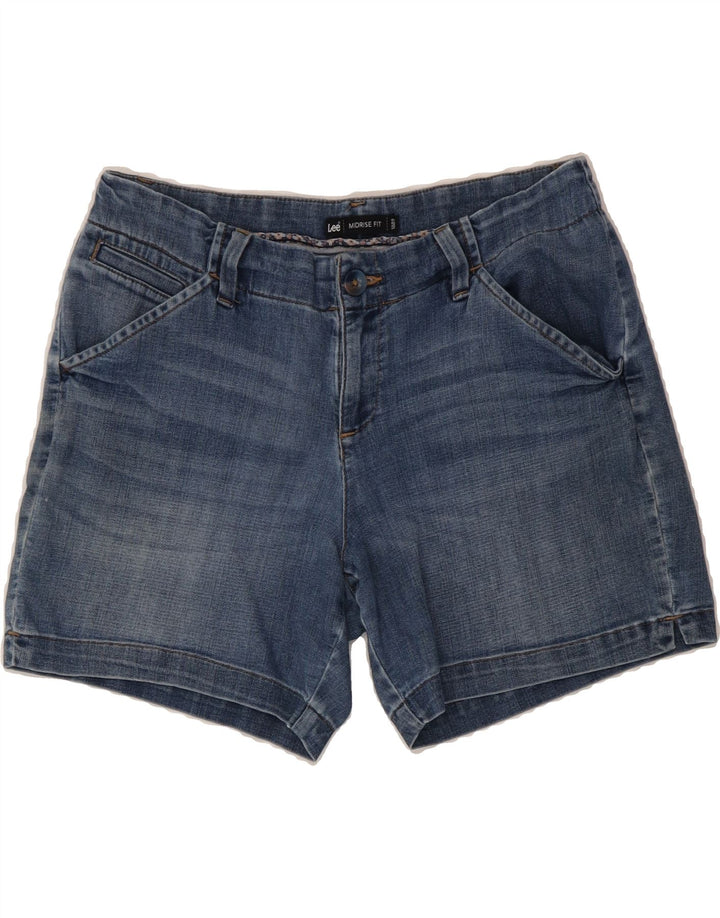 LEE Womens Mid Rise Denim Shorts US 8 Medium W32  Blue Cotton Vintage Lee and Second-Hand Lee from Messina Hembry 