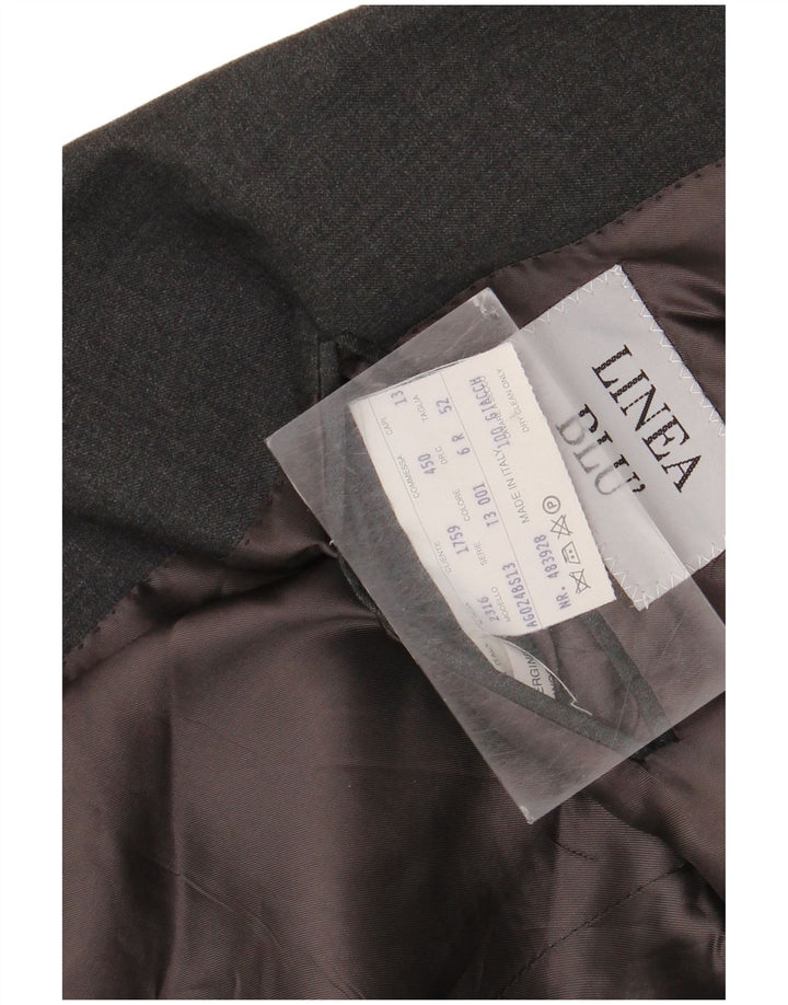 Tasmanian Herren 2-Knopf-Blazerjacke IT 52 XL graue Wolle