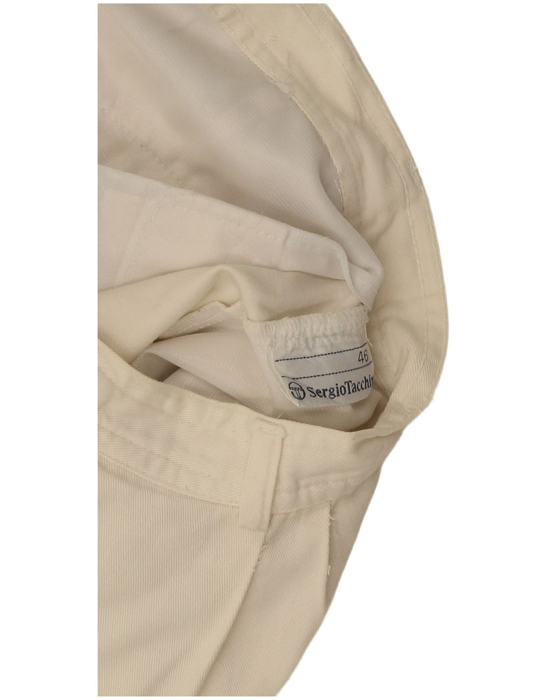Sergio Tacchini Herren Chinoshorts IT 46 Small W28 Weiß