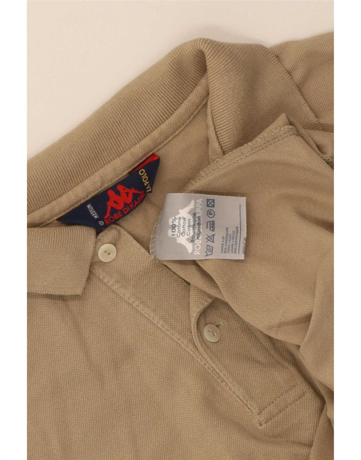 Kappa Herren Poloshirt Mittelbeige Baumwolle