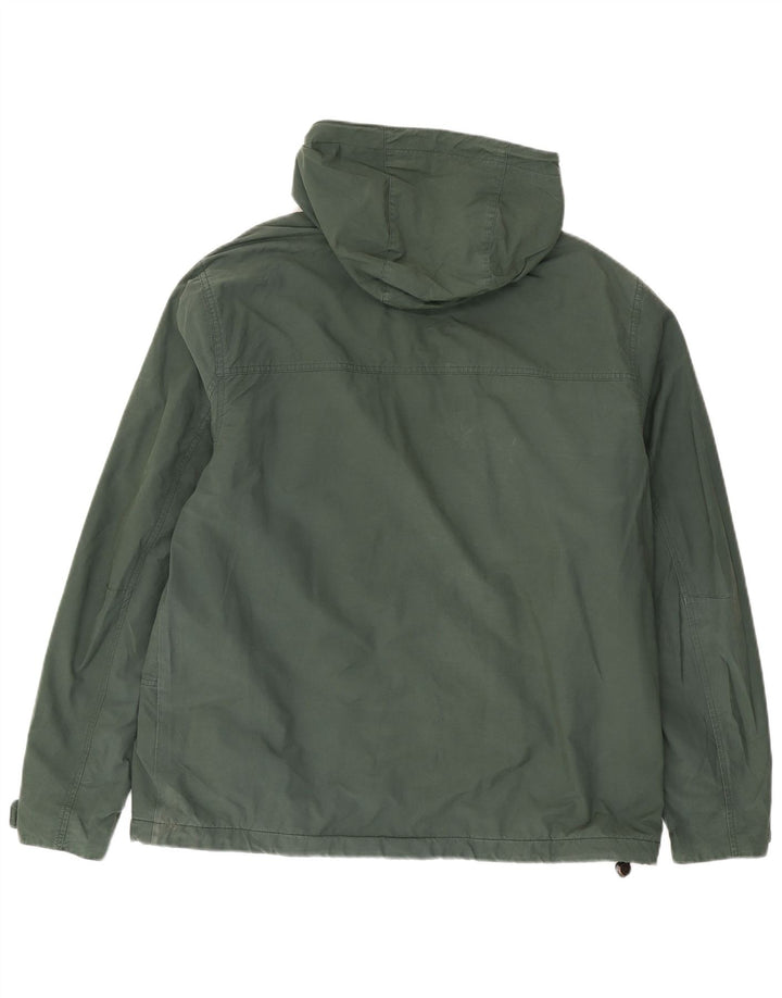 Timberland Herren Windjacke UK 42 XL Grüne Baumwolle