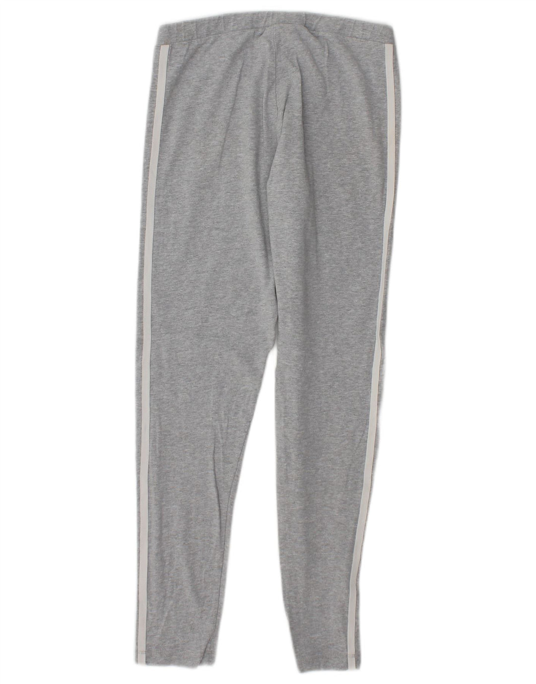 Adidas Damen Leggings UK 10 Small Graue Baumwolle
